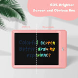 JUNI LCD Writing Tablet - Pink 8.5-Inch Reusable Digital Notepad