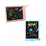 JUNI LCD Writing Tablet - Pink 8.5-Inch Reusable Digital Notepad