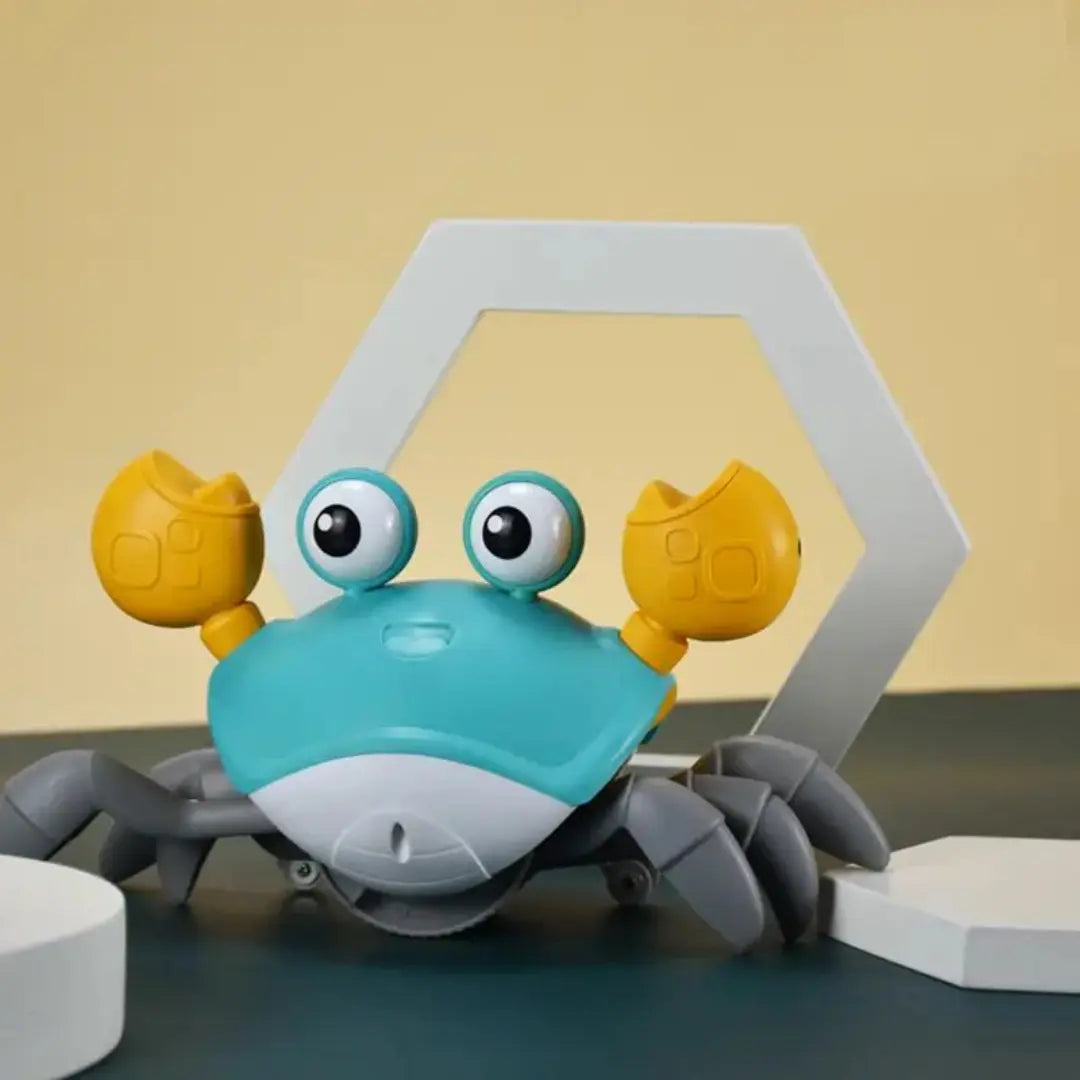 Crawling Crab Baby Musical Toy with LED Lights (Blue)